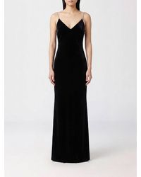 Tom Ford - Long Satin Evening Gown With Jeweled Straps - Lyst