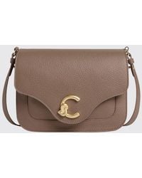 Coccinelle - C-Me Hammered Leather Bag - Lyst