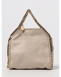 Stella McCartney - Falabella Micro Crackled Synthetic Suede Bag - Lyst