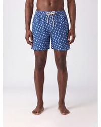 MC2 Saint Barth - Graphic Print Swim Shorts With Drawstring Waist - Lyst