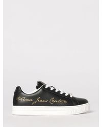 Versace Jeans Couture - Leather Sneakers With Logo - Lyst
