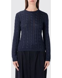 Ralph Lauren - Silk Cable-Knit Sweater - Lyst