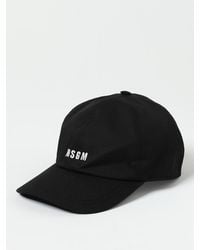 MSGM - Hat In Cotton With Embroidered Logo - Lyst