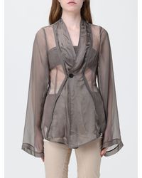 Rick Owens - Transparent Nylon Blazer - Lyst