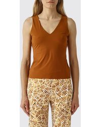 Maliparmi - Basic Sleeveless Slim Fit V-Neck Top - Lyst
