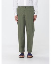 Barena - Wide Leg Stretch Cotton Trousers - Lyst