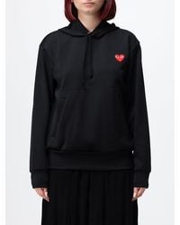 Comme des Garçons - Comme Des Gar&Ccedil	Ons Relaxed Fit Pullover Jersey Hoodie With Logo - Lyst