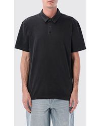 James Perse - Polo De Manga Corta En Algodón Supima Con Tapeta De 3 Botones - Lyst