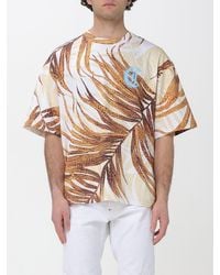 Just Cavalli - Printed Cotton T-Shirt - Lyst