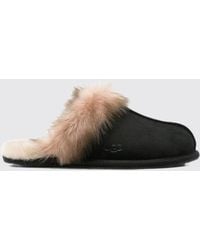 UGG - Mules Scuffette En Cuir Suédé Avec Doublure En Laine - Lyst