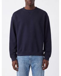 Jil Sander - Crewneck Cotton Sweatshirt With Elasticated Cuffs And Hem - Lyst