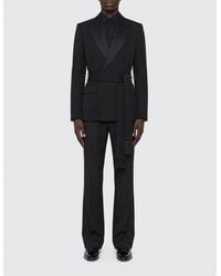 Valentino - Virgin Wool Double Breasted Blazer - Lyst