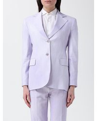 Ermanno Scervino - Single Breasted Viscose Blazer - Lyst