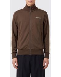 Palm Angels - Technical Fabric Track Jacket With High Neck And Contrast Logo - Lyst