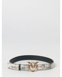 Pinko - Printed Leather Belt - Lyst