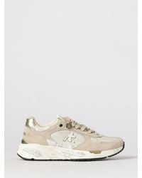 Premiata - Mased Suede And Nylon Sneakers - Lyst
