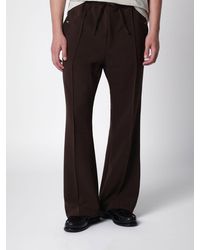 Needles - Flared Stretch Technical Fabric Trousers With Elasticated Waist - Lyst