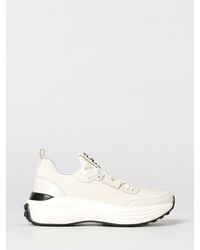 Tod's - Knit And Leather Sneakers - Lyst