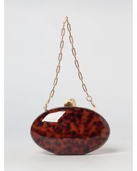 Cult Gaia - Eviana Tortoiseshell Resin Clutch - Lyst