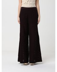 Pinko - Cotton Flared Trousers - Lyst