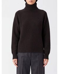 Drumohr - Lambswool Turtleneck Jumper With Dropped Shoulders - Lyst