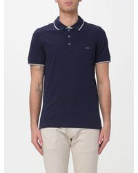 Fay - Cotton Polo Shirt With Logo - Lyst