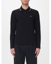 Emporio Armani - Cotton Polo Shirt With Logo - Lyst