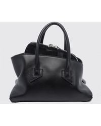 The Attico - La Passeggiata Asymmetrical Smooth Calfskin Mini Handbag - Lyst