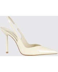 Le Silla - Vivienne Brushed Leather Slingback Pumps - Lyst