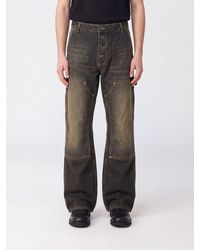 Off-White c/o Virgil Abloh - The Half Arrow Straight-Leg Jeans - Lyst