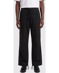 Entire studios - Cotton Drawstring Trousers - Lyst