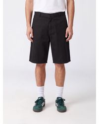 Carhartt - Knee-Length Cotton Chino Shorts With Back Logo - Lyst