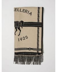 Fendi - Selleria Logo-Print Wool And Cashmere-Blend Scarf - Lyst