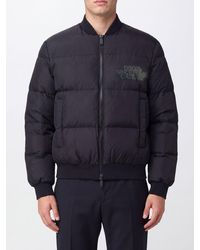 DSquared² - Easy Quilted Nylon Bomber Jacket With Ribbed Collar - Lyst