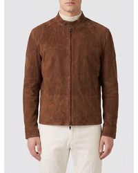 Paolo Pecora - Suede Leather Jacket - Lyst