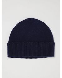 Drumohr - Pure Cashmere Rib-Knit Beanie Hat With Cuff - Lyst
