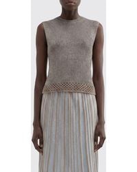 MACCAPANI - Giuly Cotton And Viscose Top - Lyst