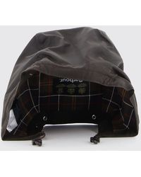 Barbour - Waxed Cotton Fisherman's Bucket Hat With Check Interior - Lyst