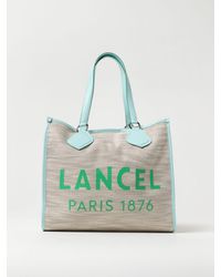 Lancel - Borsa in canvas e pelle - Lyst