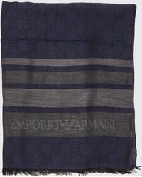 Emporio Armani - Striped Scarf - Lyst