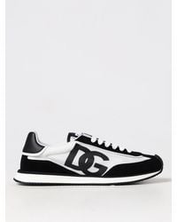 Dolce & Gabbana - Dolce &Amp Gabbana Baskets Dg Cushion En Daim Et Mesh - Lyst