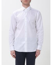 Etro - Classic Cotton Shirt With Paisley Motif - Lyst
