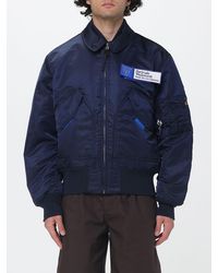 GR10K - Nylon Bomber Jacket With Logo - Lyst