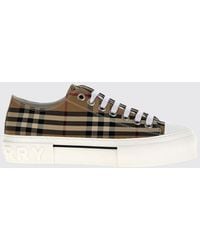 Burberry - Jack Vintage Check Canvas Sneakers By - Lyst