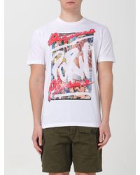 DSquared² - T-shirt Rocco Cool in cotone con stampa - Lyst