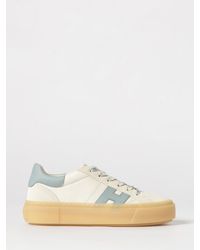 Hogan - Crosswind Leather Sneakers - Lyst