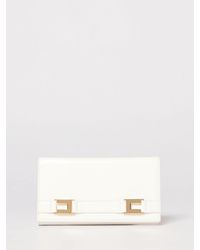 Elisabetta Franchi - Faux Leather Wallet Bag - Lyst