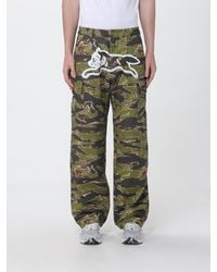 ICECREAM - Camouflage Cotton Cargo Trousers - Lyst