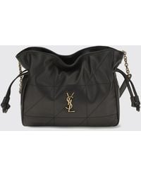 Saint Laurent - Jamie Small Quilted Lambskin Bucket Bag - Lyst