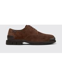 Camper - Pix Suede Derby Shoes - Lyst
